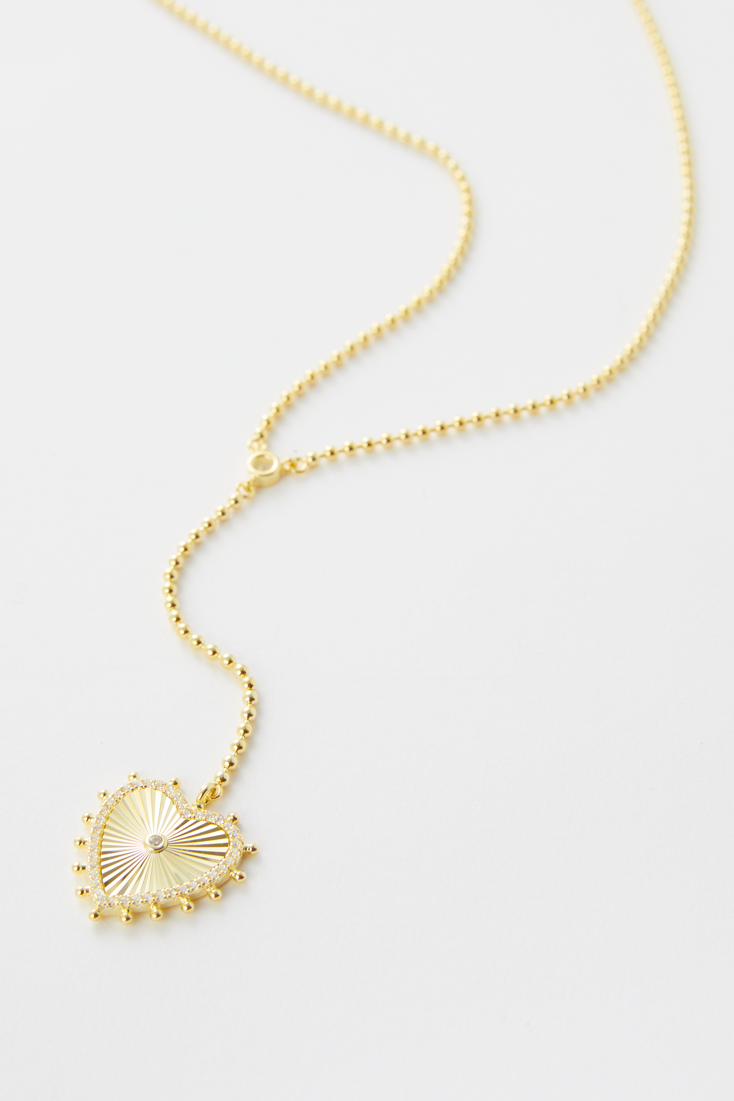 Gracey Y Heart Necklace