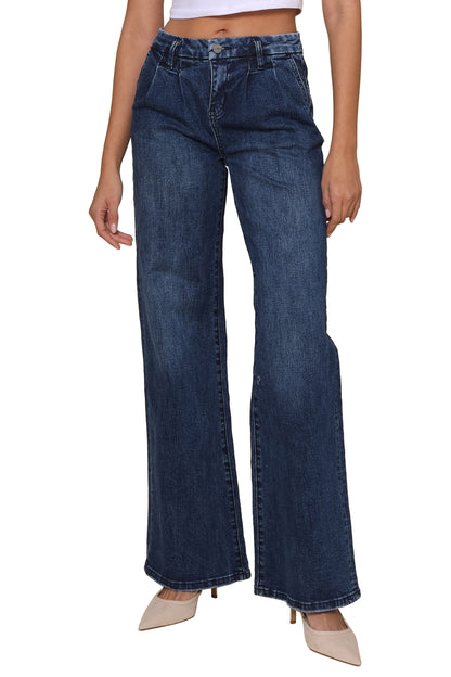 High Rise Wide Leg Jeans