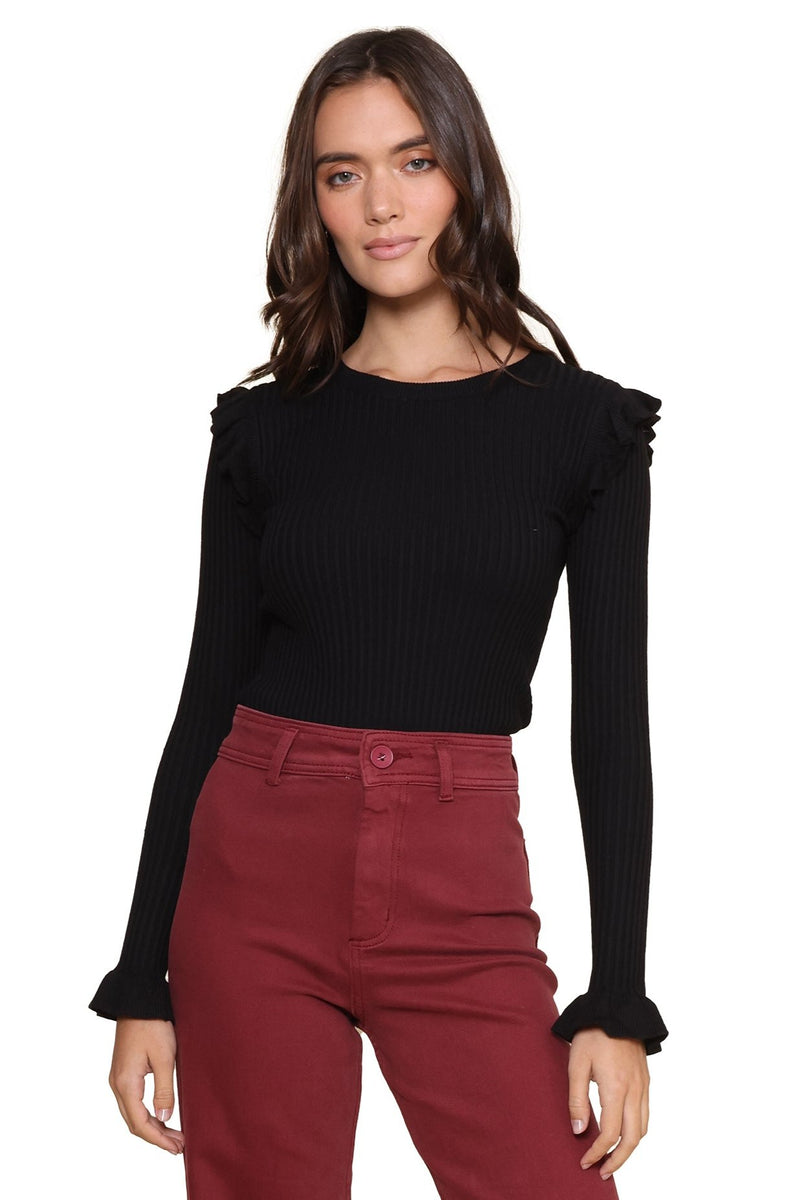 Myra Ribbed Knit Top