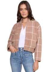 Lex Plaid Bomber Jacket