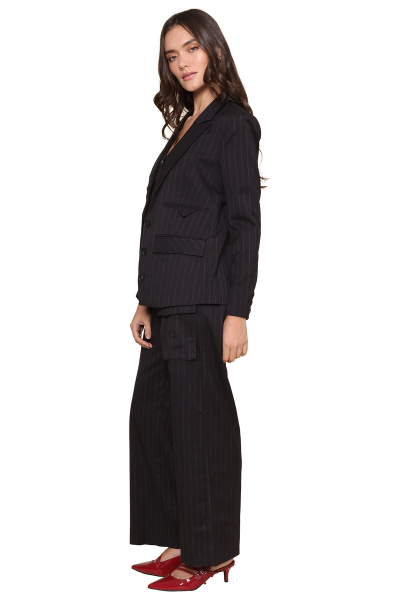 Jacob Pinstripe Blazer