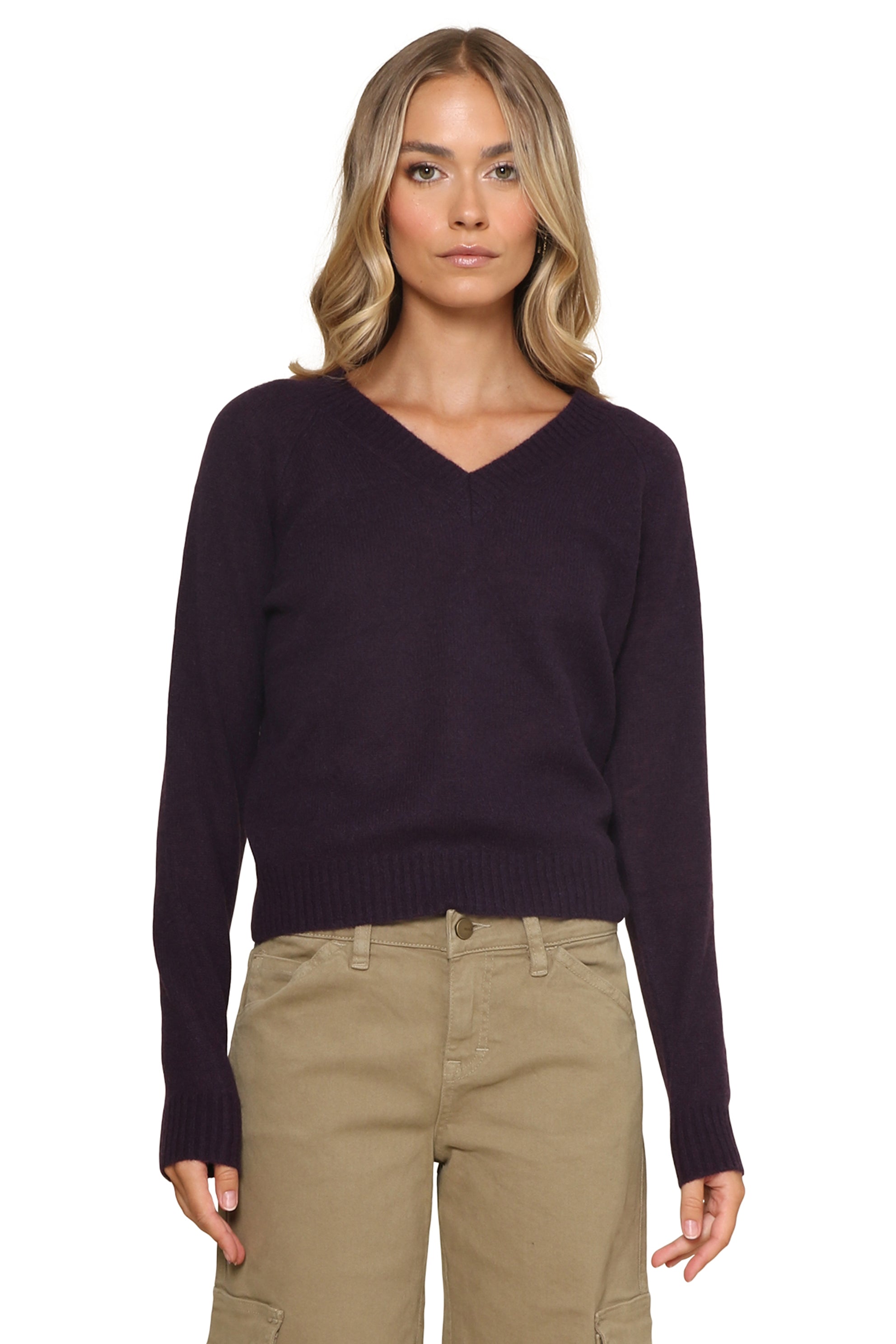 Classic V Neck Cashmere Sweater – Mixology