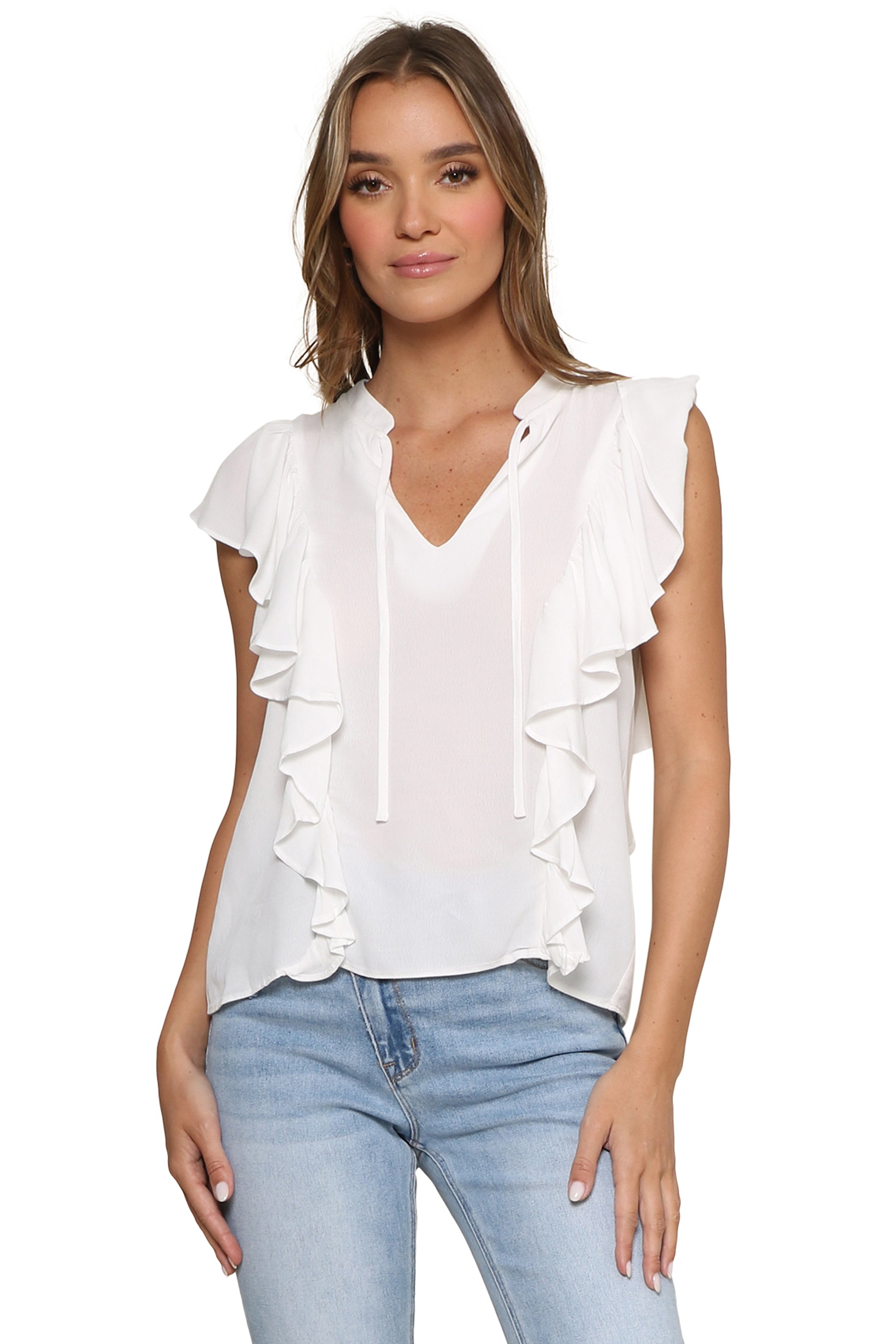 Annika Ruffle Top