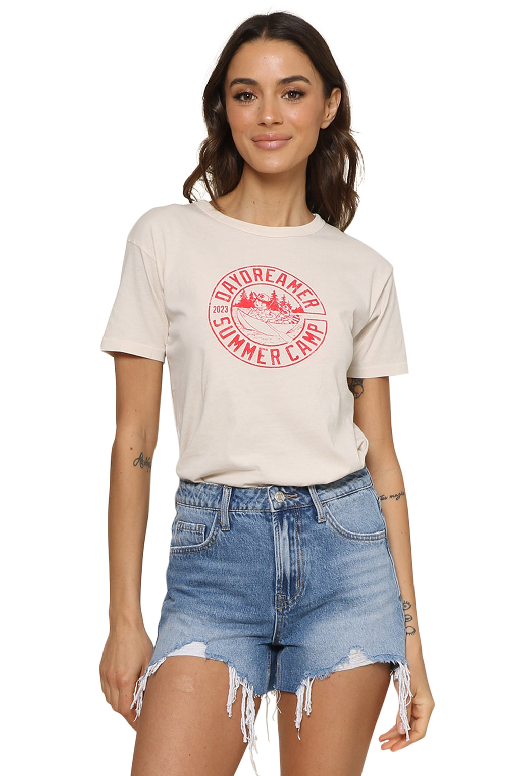 Daydreamer Summer Camp Ringer Tee