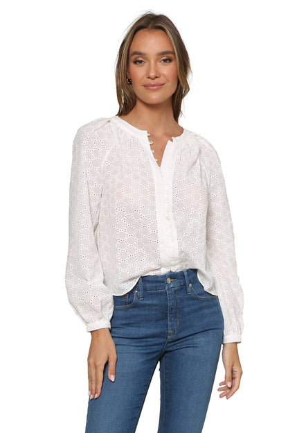 Agnes Eyelet Top