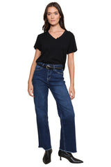 Ultra Marine Dark Wash Wide Leg