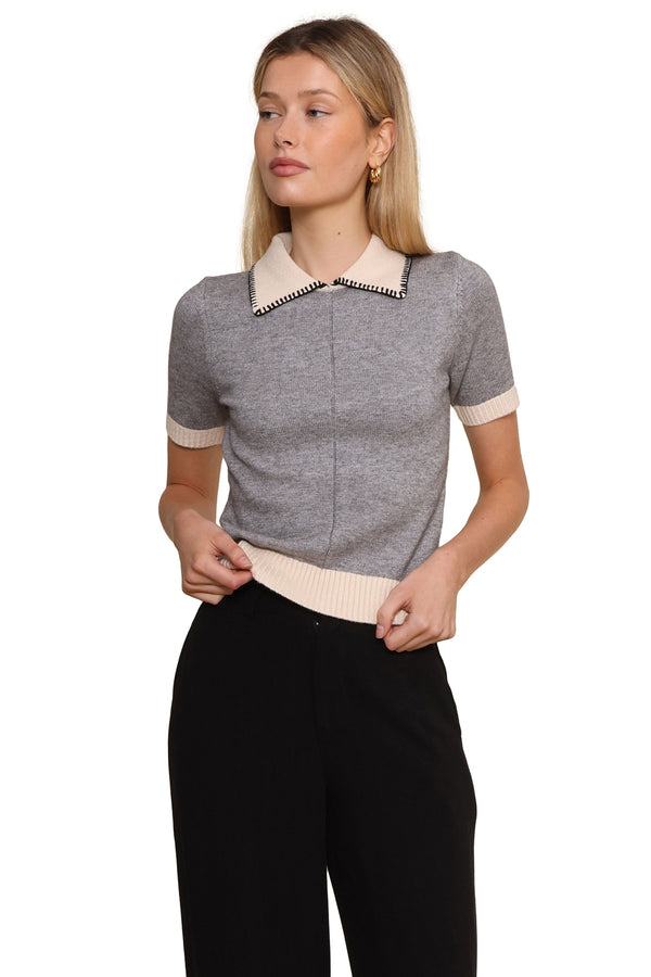 Lux Whipstitch Polo